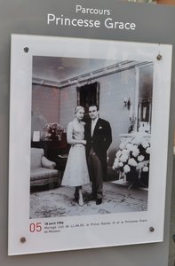 Grace Kelly and Prince Rainier wedding photo