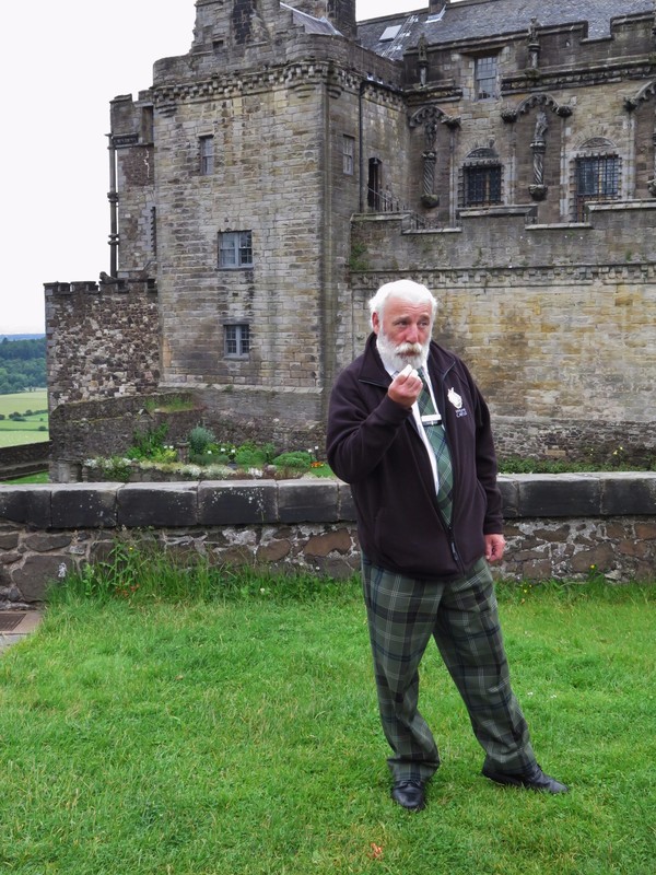 Brian, our Stirling Castle guide