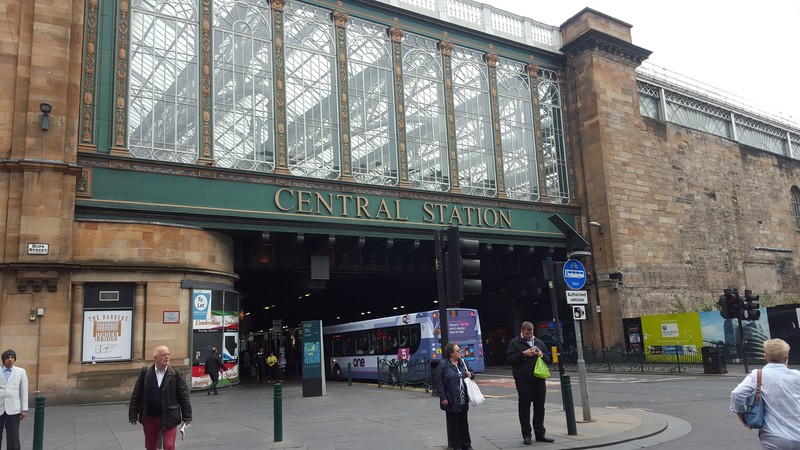Central Train Station in Glasgow