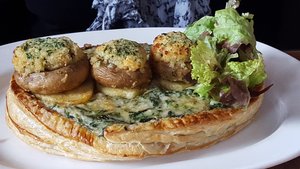 Spinach and Cheese Pie at the Harbour Bistro
