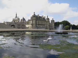 Château de Chantilly, view from garden