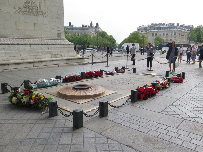 Flame of Remembrance, base of Arc de Triomphe