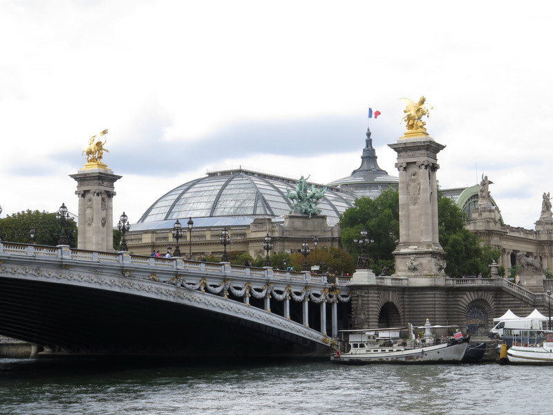 Grand Palais viewed across Pont Alexandre lll.