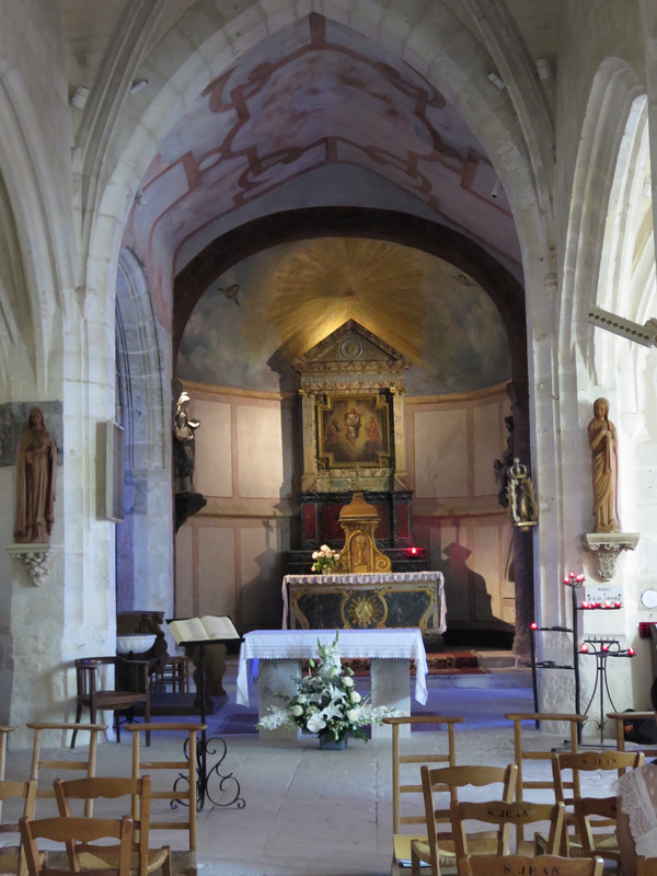 Claude Monet's church in Giverny