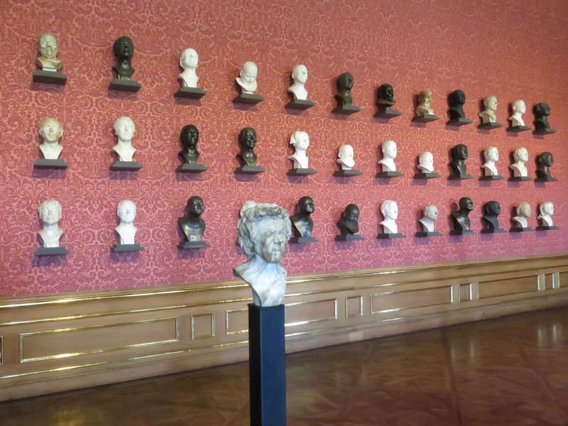 A wall full of Messerschmidt Heads