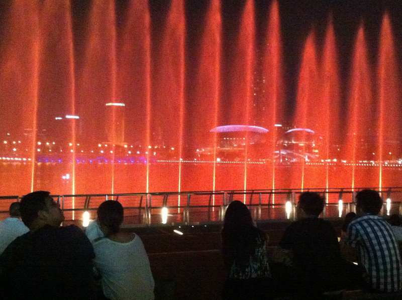 Laser Light Show at Marina Bay Sands