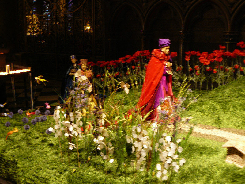 Nativity Scene in Notre Dame