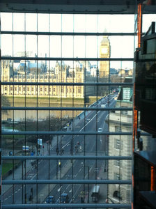 View from Lift Foyer of the Park Plaza Westminster Bridge Hotel