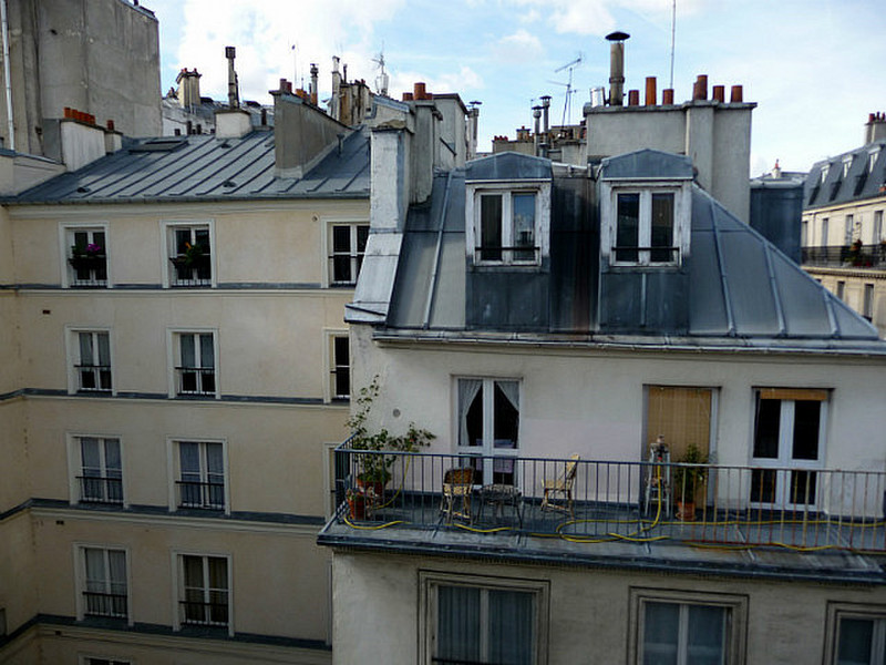 Paris Rooftops From Our Window