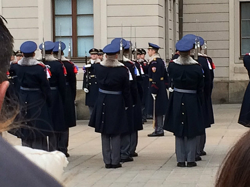 Changing of the Guard and Prague Castle