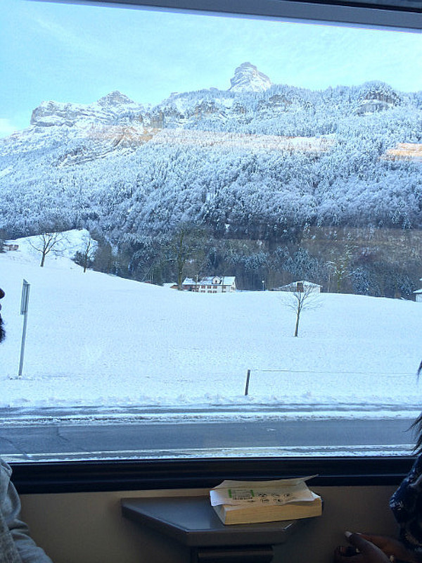 On the Train to Engelberg