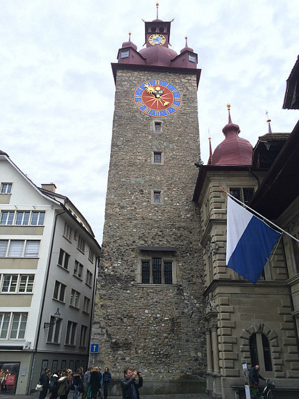 The Kornmarkt in Lucerne