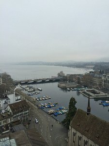 Lake Zurich and the Limmat from the Grossmunster