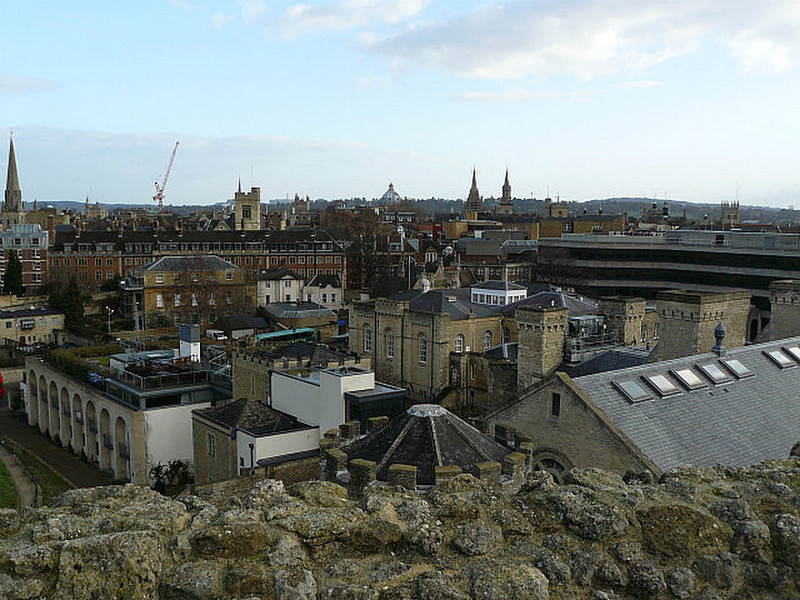View From Top of Oxford Castle