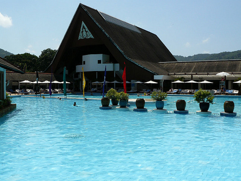 Club Med Pool and Restaurant