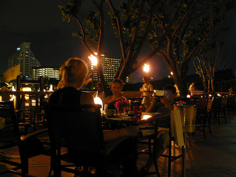 View from Pensinsula Riverside Grill and Terrace
