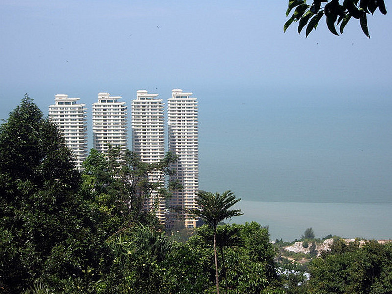 Four Tall Towers at Tanjung Bungha