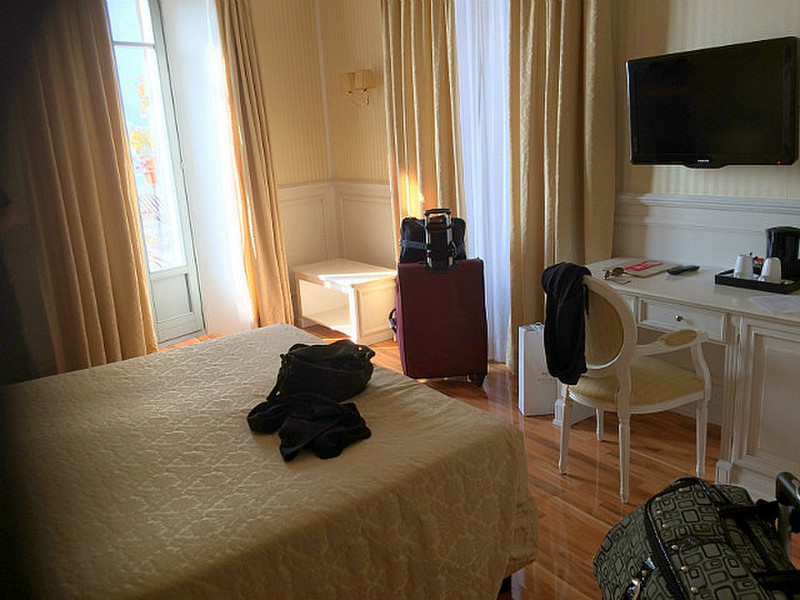 Our room at Hotel Metropole