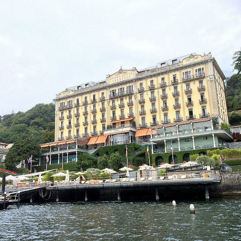Grand Hotel Tremezzo from our Lake Cruise