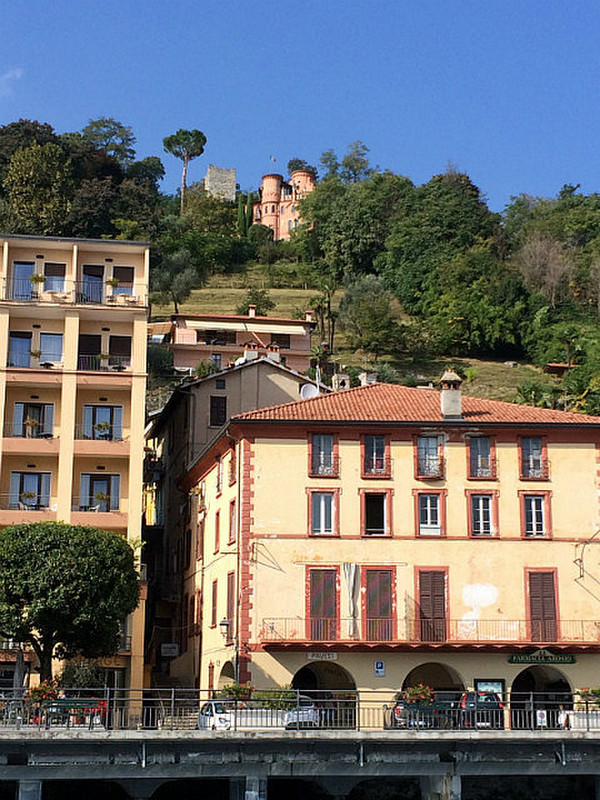 Tower of Rogaro above the town of Tremezzo