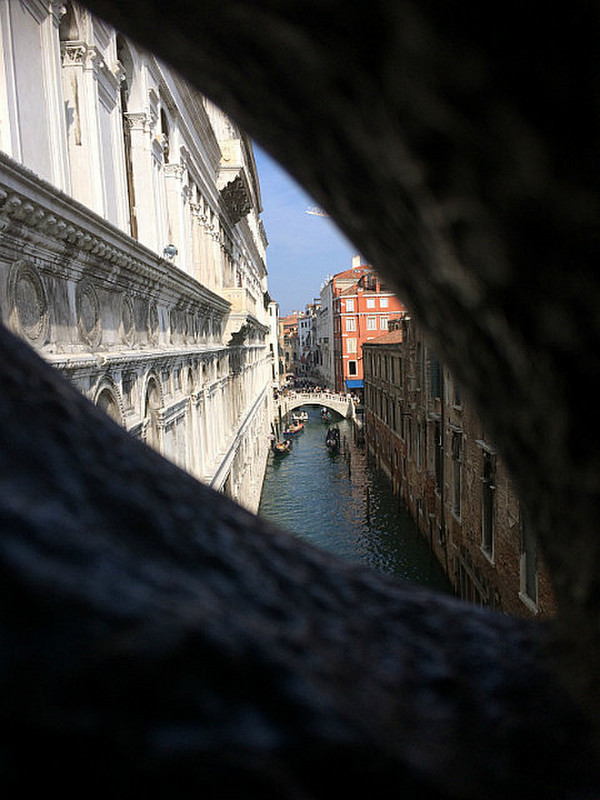 Photo from Inside Bridge of Sighs