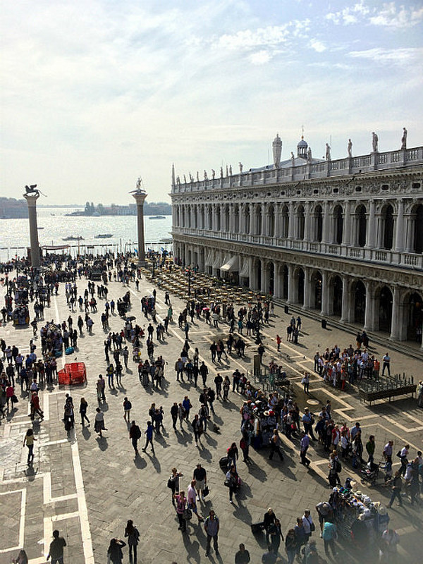 Piazzo San Marco from the Balcony of the Basilica