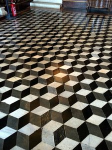 Amazing Floor Tiles inside Palazza Ducale