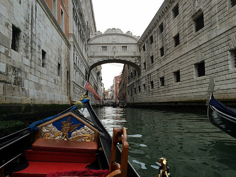 Bridge of Sighs from our Gondola