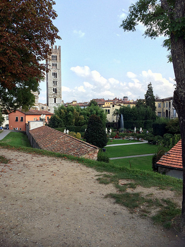 View of Lucca from City Walls