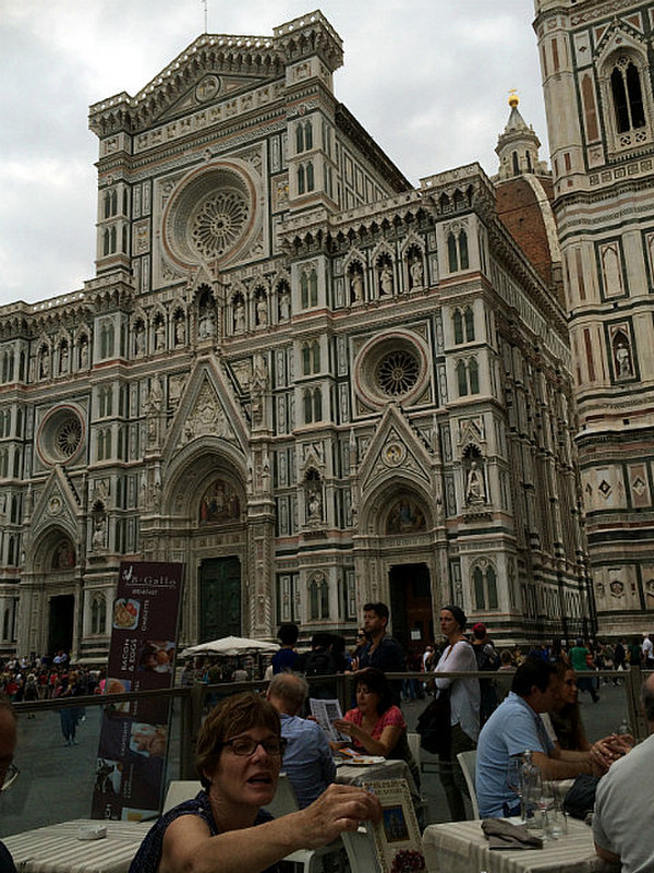 View of Duomo from our Lunch Spot