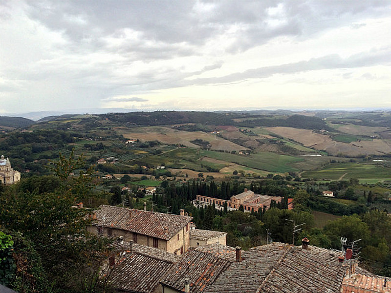 View of Tuscan Countryside from Montepulciano