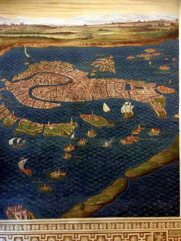 Map of Venice in Vatican Map Room