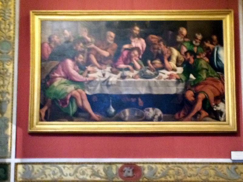 The Last Supper by Jacopo Bassano in Galleria Borg