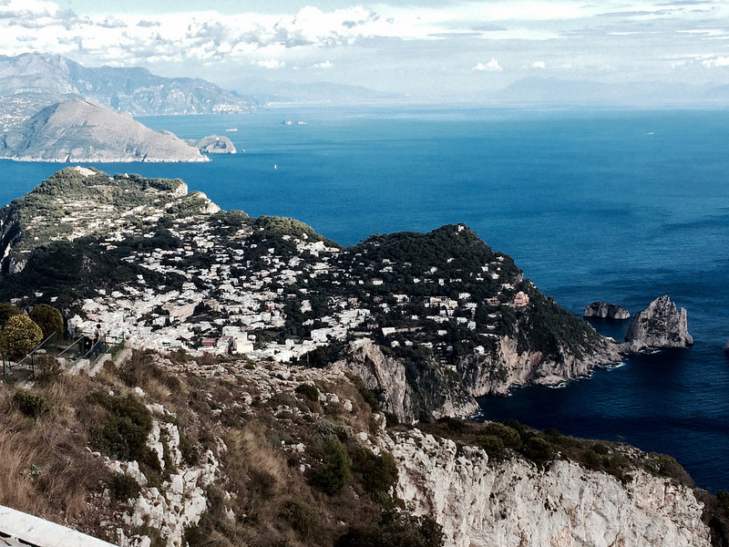 View from Monte Solaro Capri