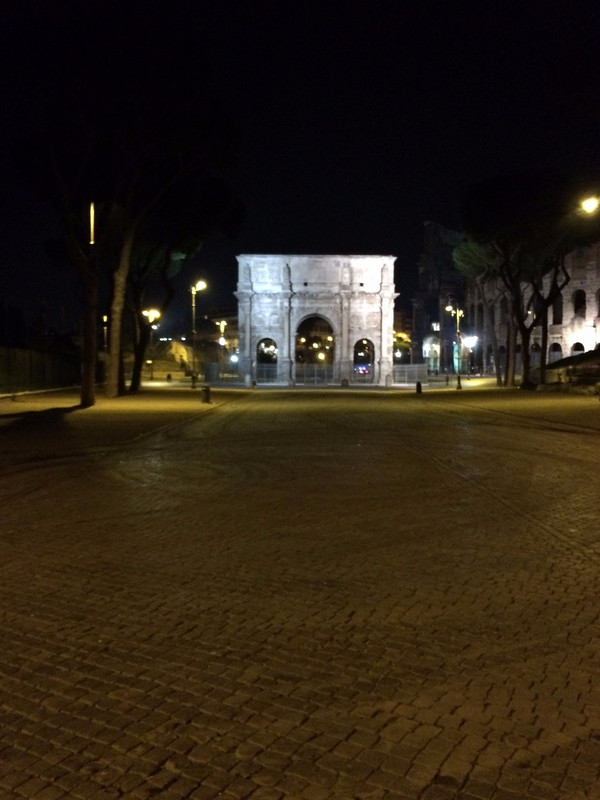 Arch of Constantine by Night