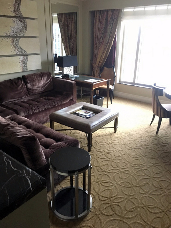Palazzo Living Room in Suite