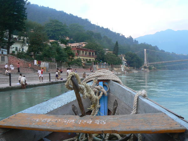 crossing River Ganges