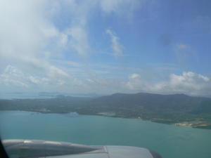 flying into Phuket