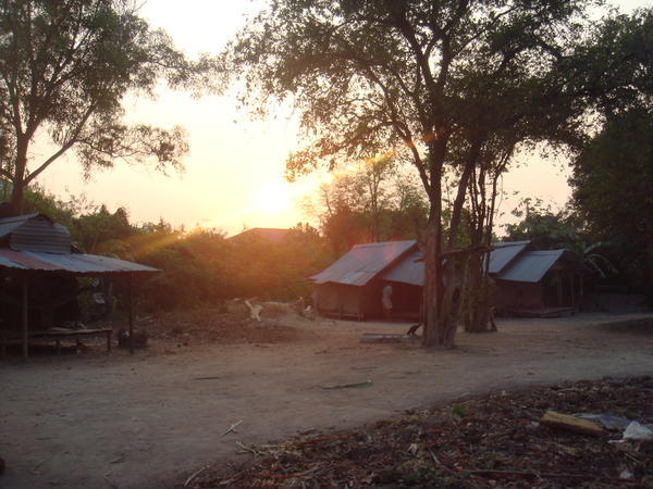 sunrise at the camp