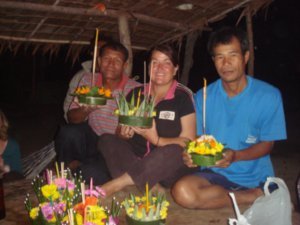 Loi Krathong - with mahouts Noi & San