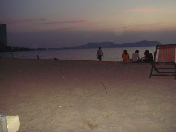 Ban Am Pur beachat sunset