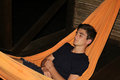 James in hammock