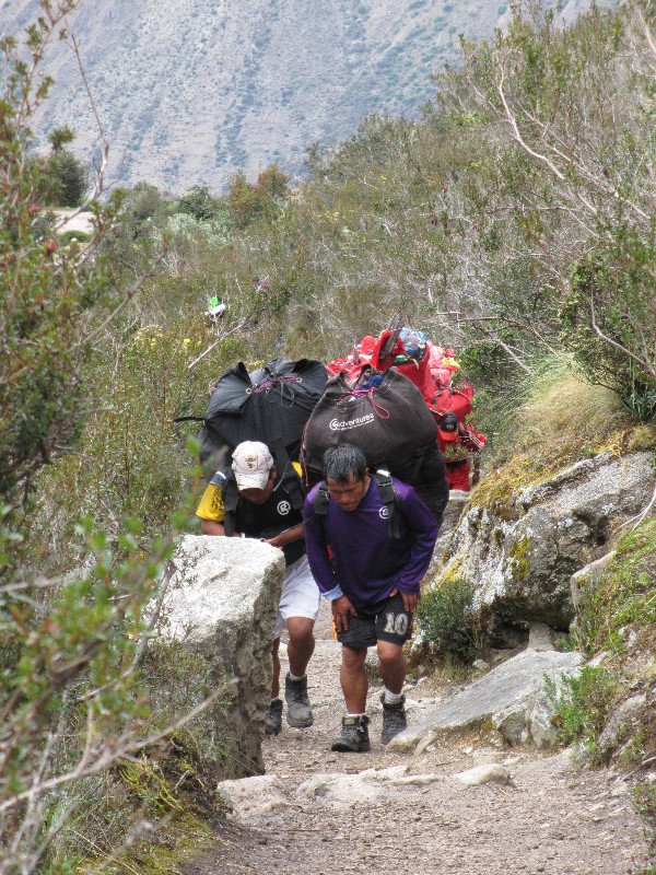 Some of the porters on the way