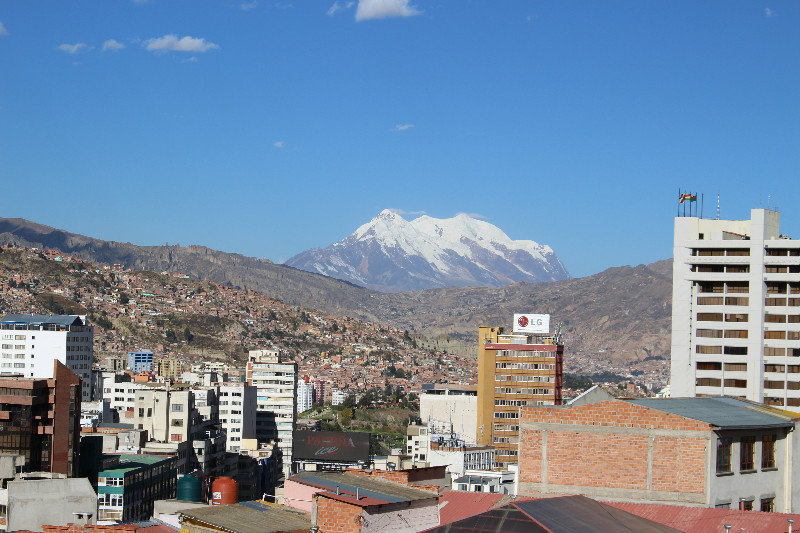 La Paz from the hotel window