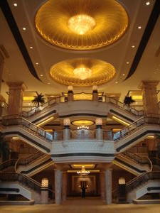 Grand staircase 4 stories high!