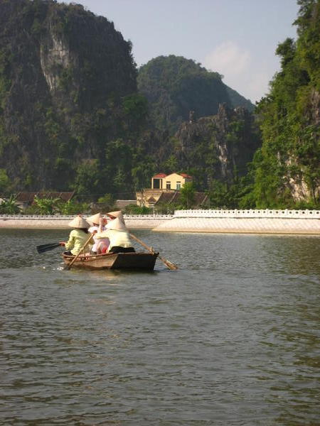 On the Tam Coc River