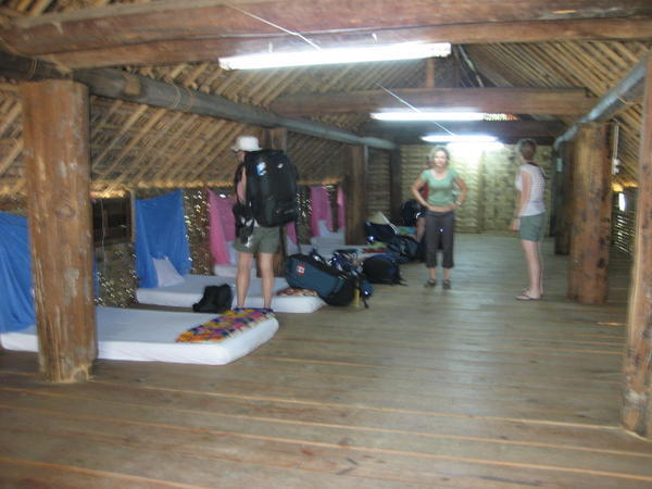 Inside the longhouse