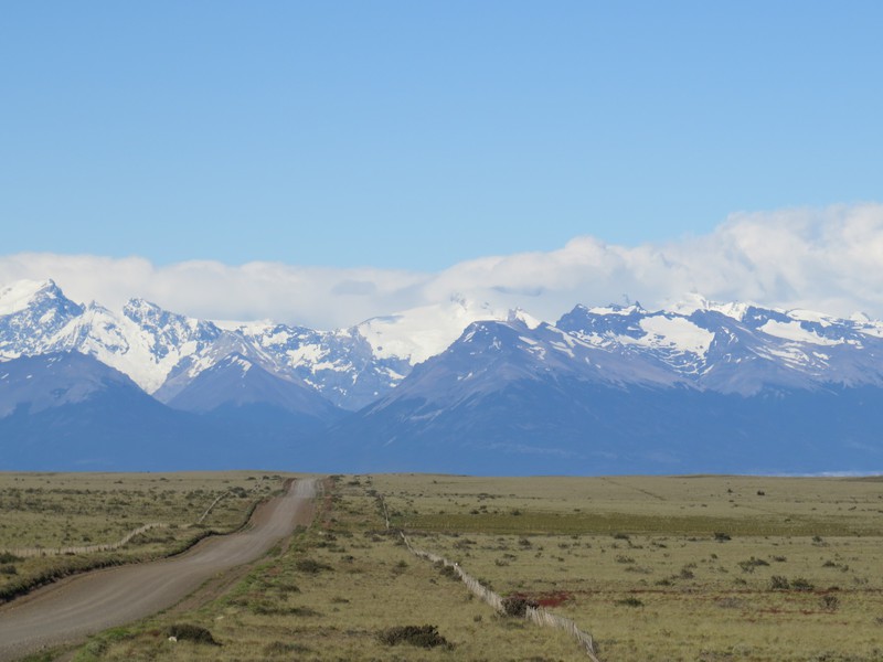 Scenery on the way to El Calafate