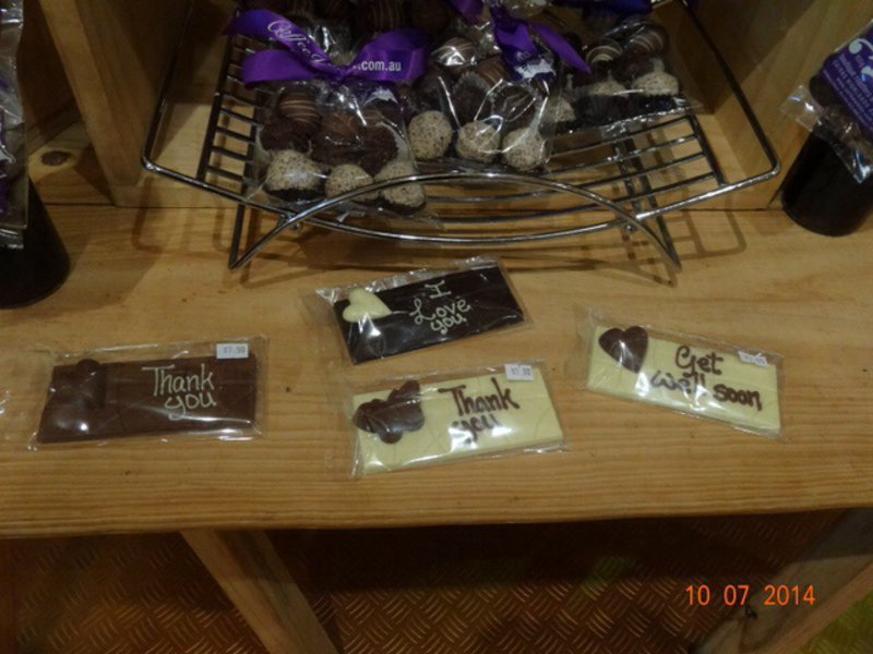 Chocolates at Coffee Works