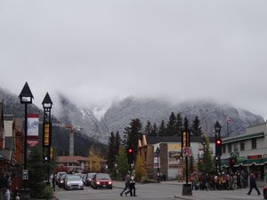 Banff -clouded and misty